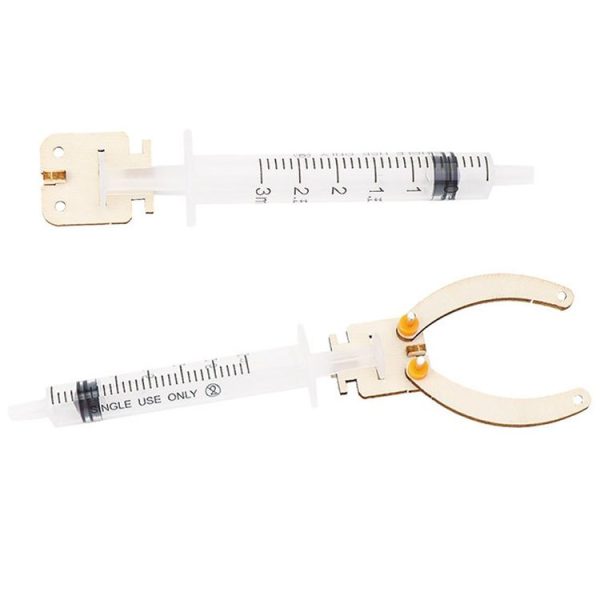 DIY Hydraulic Mechanical Arm Technology Homemade Pliers Pupils Science Experiment Material Kit - Image 4