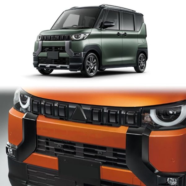 Mitsubishi 2023 Delica Mini Right-Hand Drive Front Grille Modified Decorative Frame (Black) - Image 4