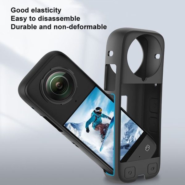 Insta360 X4 CYNOVA OX4-JST-CY Body Silicone Case (Black) - Image 5