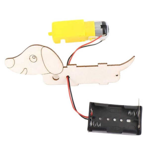 Children DIY Robot Dog Invention Bionic Electrical Quadrupedal Robot Science Experiment Small Work - Image 4