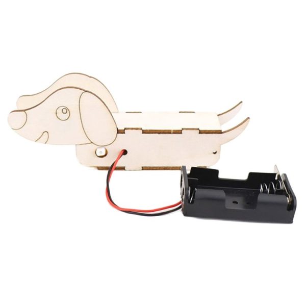 Children DIY Robot Dog Invention Bionic Electrical Quadrupedal Robot Science Experiment Small Work - Image 5