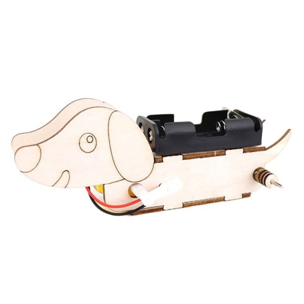 Children DIY Robot Dog Invention Bionic Electrical Quadrupedal Robot Science Experiment Small Work - Image 6