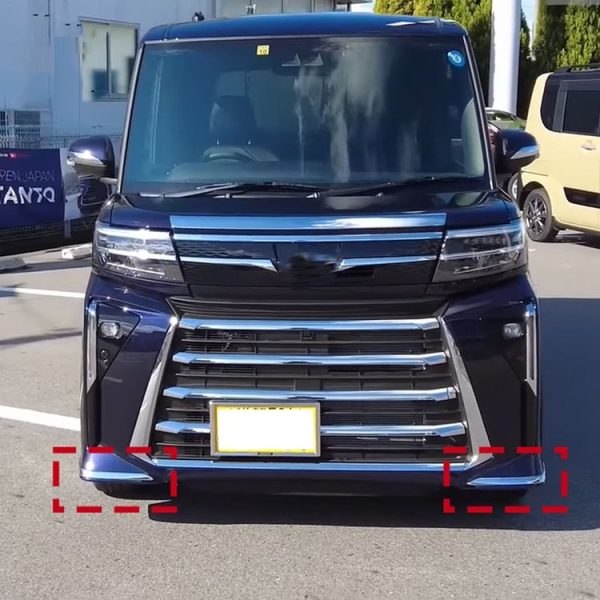 2023 Daihatsu Tanto Right-hand Drive Front Bumper Anti-collision Corner Modification - Image 3