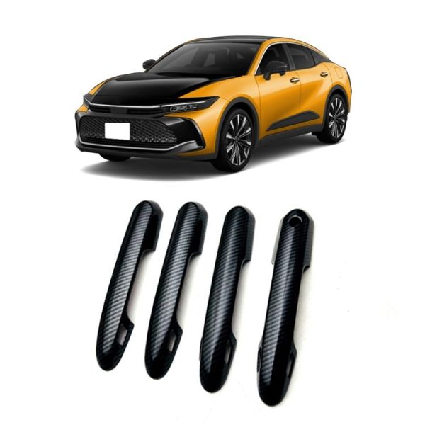 2023 Toyota Crown Right-hand Drive Door Handle Protection Cover Decoration (Carbon Fiber)