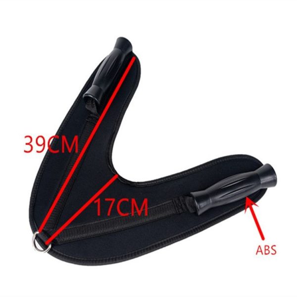 V Shape Back Crunch Strap Abdominal Shoulder Belt - Image 5