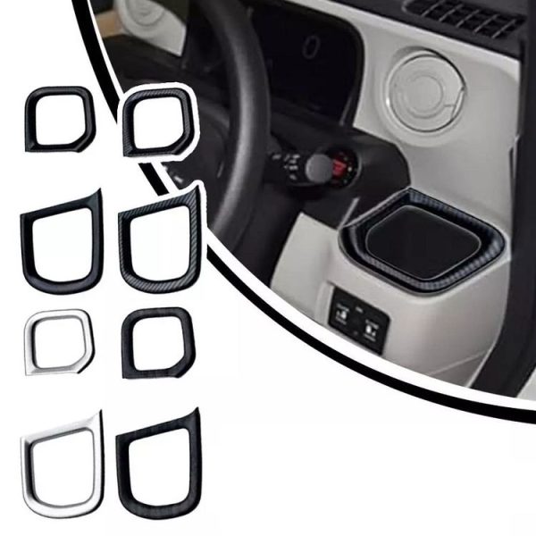 Honda 2023 N-box JF5 / JF6 Right-hand Drive Cup Holder Decorative Frame Patch (Black) - Image 4