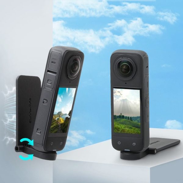 Insta360 X4 / X3 Sunnylife X4-ZJ827 Magnetic Stand Base Handheld Handle Desktop Support Accessories (Black) - Image 2