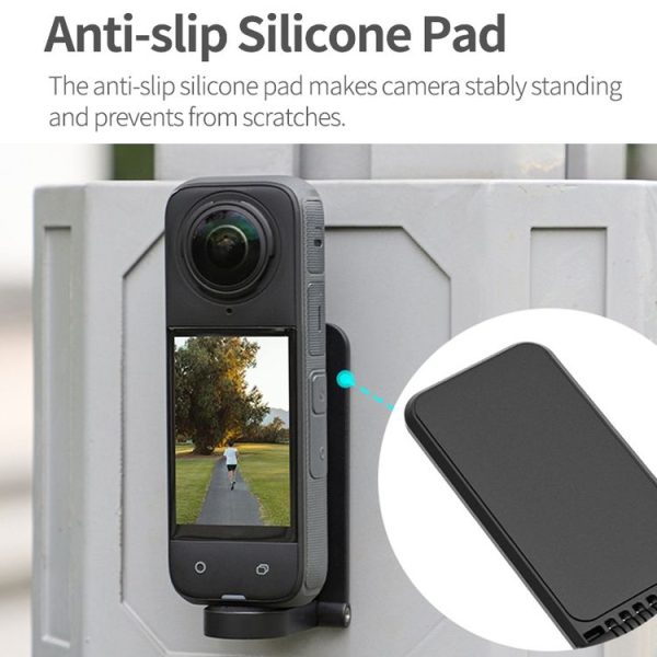 Insta360 X4 / X3 Sunnylife X4-ZJ827 Magnetic Stand Base Handheld Handle Desktop Support Accessories (Black) - Image 7