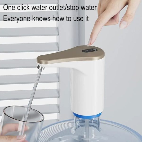 SD-6628 Bottled Water Pump Mineral Water Electric Suction Pump Automatic Water Press (Gold) - Image 8