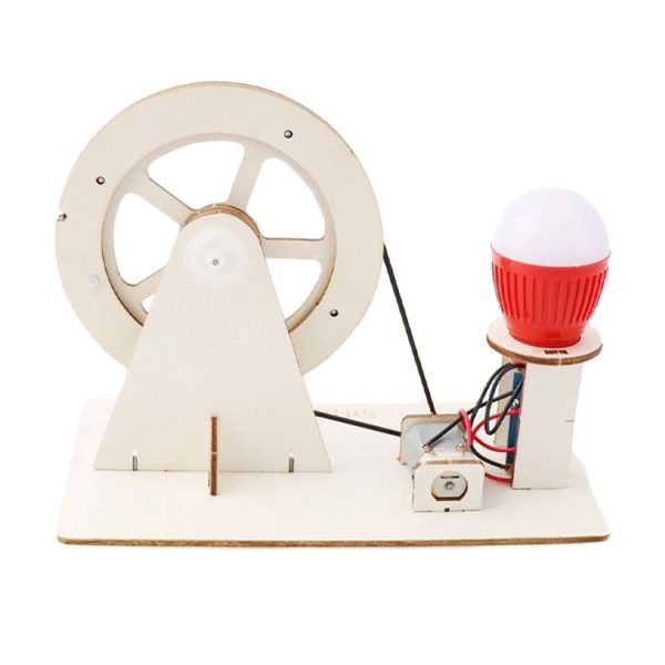 DIY Hand-cranked Generator Science Creator Invention Material Kit Children Handmade Fun Toy Gift - Image 3