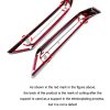 2024 Suzuki Spacia Custom Right-Hand Drive Rear Bumper Fog Lamp Trim Strip (Electroplating Mirror) - Image 3
