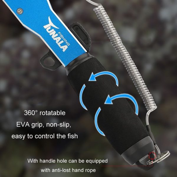 TUNALA Outdoor Push-Pull Aluminum Fish Catcher Multi-Functional Fishing Grip Luya Plier (Red) - Image 7