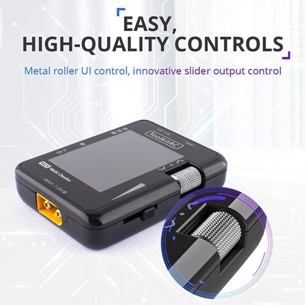 ToolkitRC MC8 Multifunctional Electrical Display Power Detection Signal PD Charger (Black) - Image 4