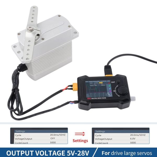 ToolkitRC ST8 Multi-Channel Servo Tester Signal Test Current Collector (Black) - Image 5