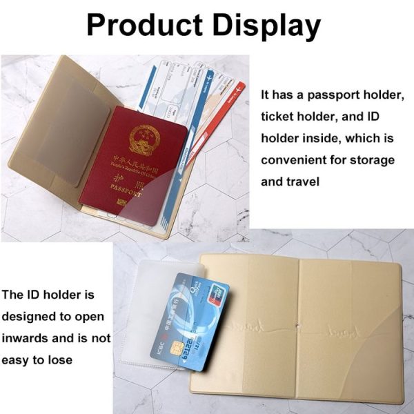 3D Map Passport Cover Travel Abroad Pass Ticket Holder (TR-02) - Image 6