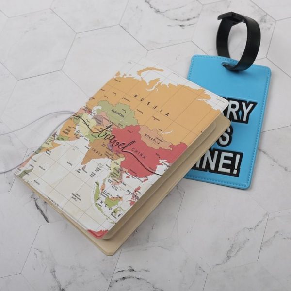 3D Map Passport Cover Travel Abroad Pass Ticket Holder (TR-02) - Image 9