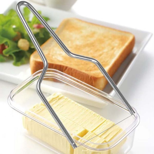 Stainless Steel Cheese Slicer Cake Cheese Cutter Kitchen Baking Tool - Image 4