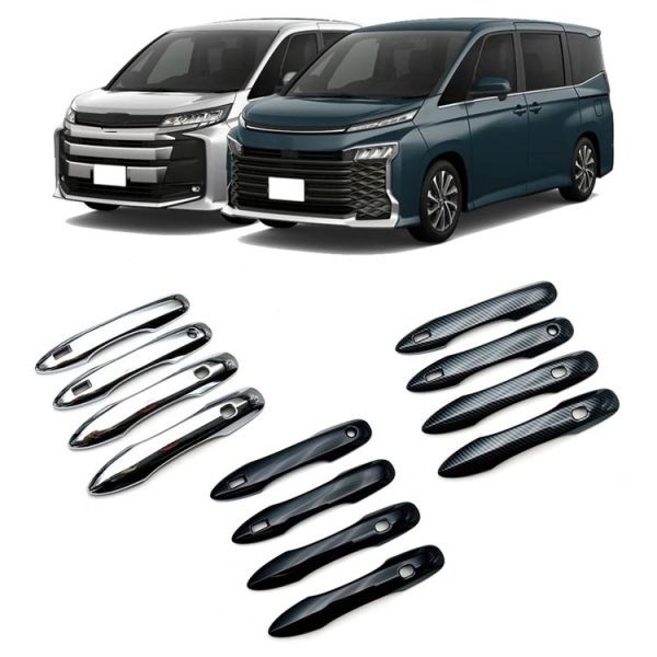 Toyota 2022 Noah / Voxy 90 Series Right Hand Drive Door Handle Protection Cover Patch (Electroplated Mirror) - Image 3