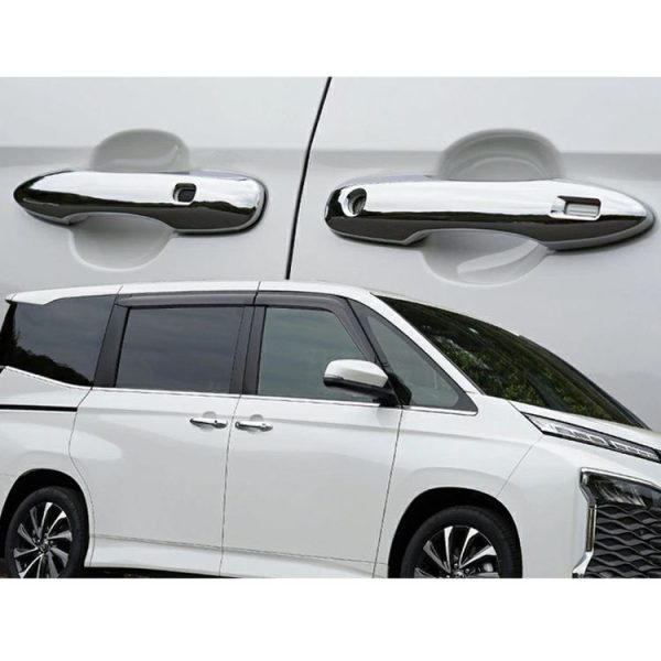 Toyota 2022 Noah / Voxy 90 Series Right Hand Drive Door Handle Protection Cover Patch (Electroplated Mirror) - Image 4