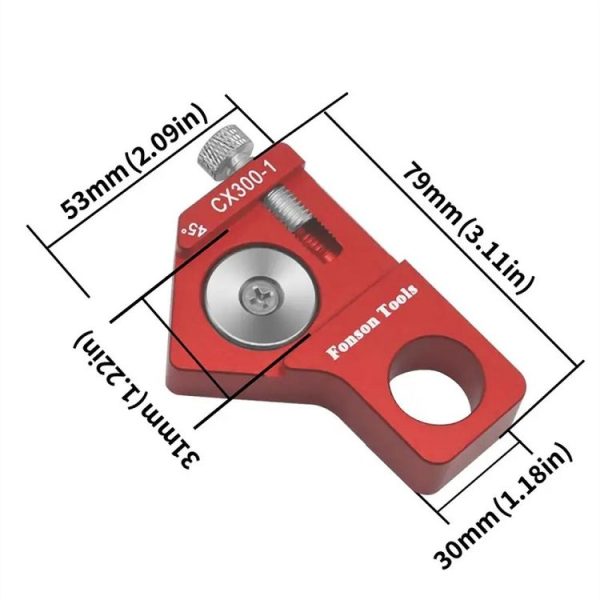 Fonson Woodworking Marking Square Ruler Measuring Tool (Main Body) - Image 3
