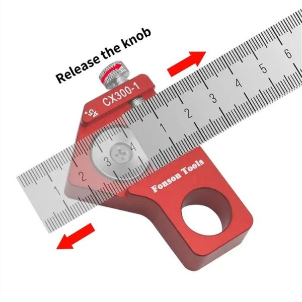 Fonson Woodworking Marking Square Ruler Measuring Tool (Main Body) - Image 5