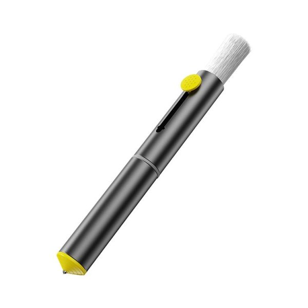 3-In-1 Car Air Outlet Double-Head Cleaning Brush Multi-Functional Detail Brush With Hammer (Grey) - Image 2