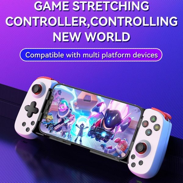 Bluetooth Stretchable Game Controller for Nintendo Switch / PC / IOS / Android (White) - Image 2