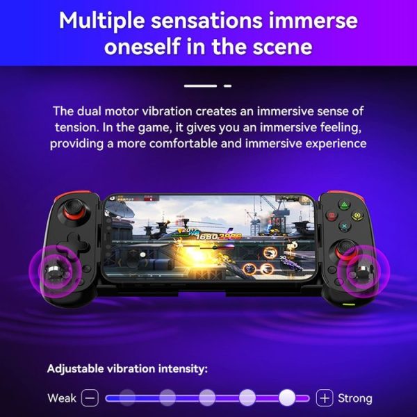Bluetooth Stretchable Game Controller for Nintendo Switch / PC / IOS / Android (White) - Image 4