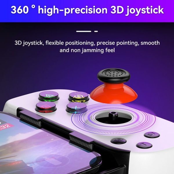 Bluetooth Stretchable Game Controller for Nintendo Switch / PC / IOS / Android (White) - Image 6