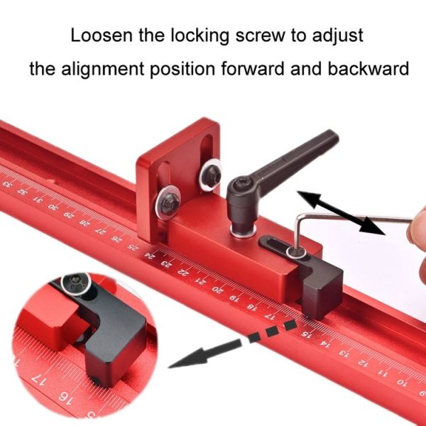 Woodworking Slide Backing Connector DIY Milling Flip Table (45 Type) - Image 4