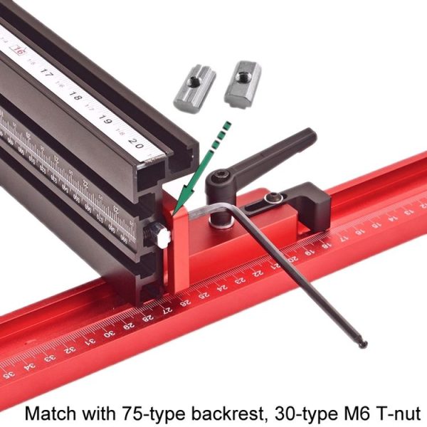 Woodworking Slide Backing Connector DIY Milling Flip Table (45 Type) - Image 5