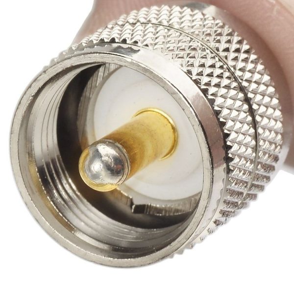 0.5m BNC Male Right Angle To UHF PL259 Male RG58 Coaxial Cable - Image 3