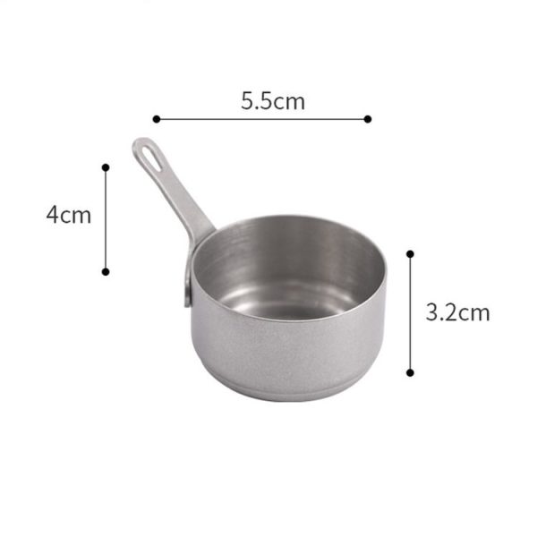 Small Household 304 Stainless Steel Dispensing Cup Kitchen Steak Sauce Bowl - Image 2