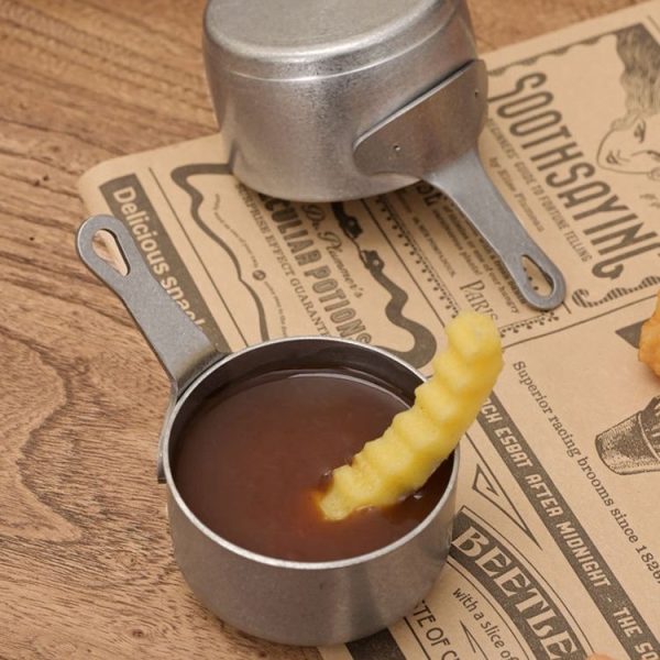 Small Household 304 Stainless Steel Dispensing Cup Kitchen Steak Sauce Bowl - Image 9