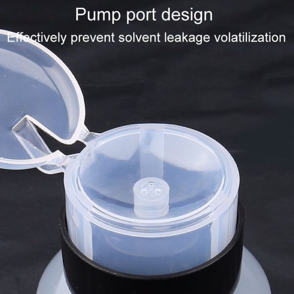 250ml Portable Leak-Proof Alcohol Bottle With Lock Household Cleaning Volumetric Empty Bottle - Image 4
