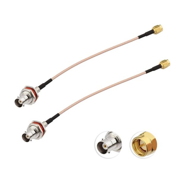 15cm SMA Male To BNC Waterproof Female RG316 Coaxial RF Adapter Cable - Image 2