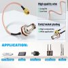 15cm SMA Male To BNC Waterproof Female RG316 Coaxial RF Adapter Cable - Image 5
