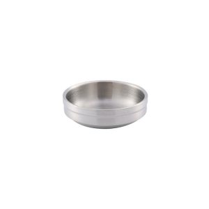 304 Stainless Steel Sauce Dish Kitchen Grill Seasoning Dish Cutlery, Model: 9cm Silver
