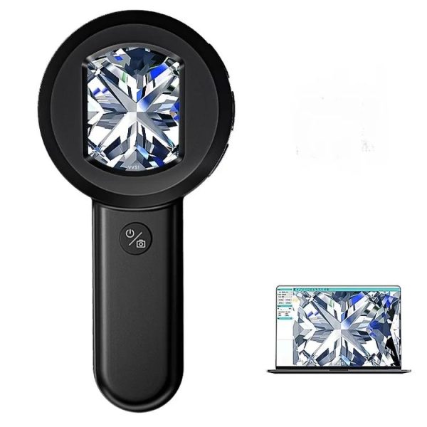 Digital Microscope Handheld High-Definition Electronic Magnifier (Black)