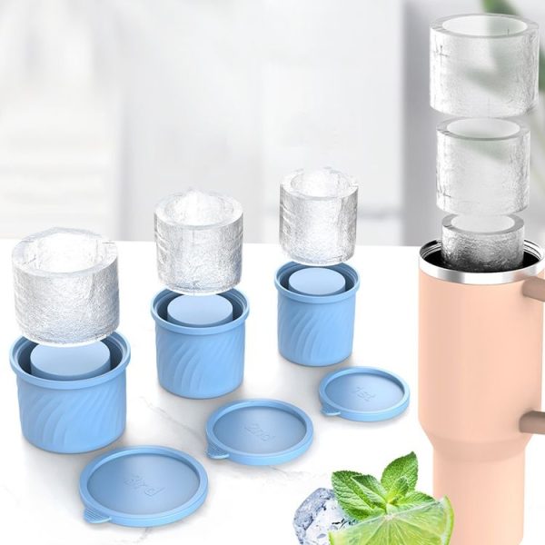 Stanley Water Cup Silicone Ice Mould Ice Cubes Easy Release, Color: 1st Pink - Image 2