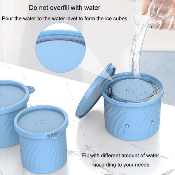 Stanley Water Cup Silicone Ice Mould Ice Cubes Easy Release, Color: 1st Pink - Image 6