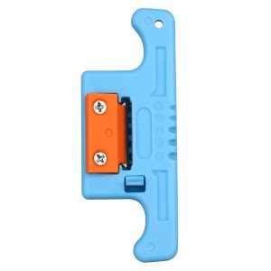 1.9-3.0mm Fiber Optic Tube Unbundle Skylight Longitudinal Cable Unbundling Knife (Blue)