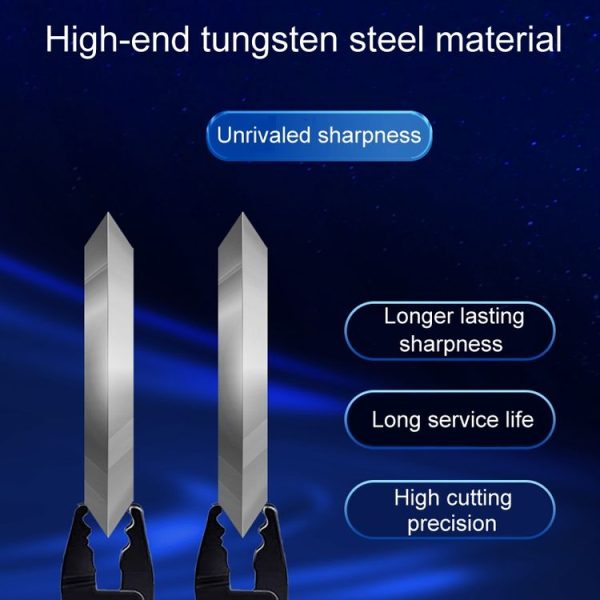 20mm 12 Rotating Surface Fiber Optic Cutting Knife Replacement Tungsten Steel Blade - Image 5