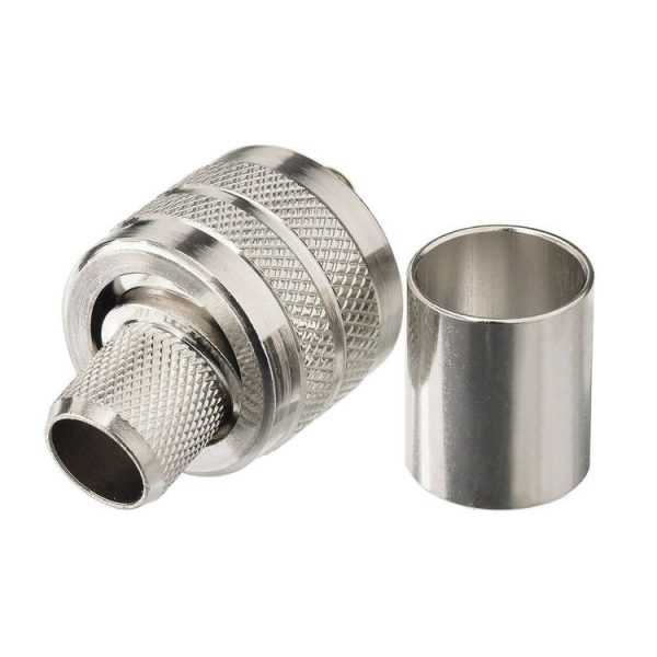 10pcs / Pack UHF Male Crimp Adapter RF Copper Shaft Connector - Image 3
