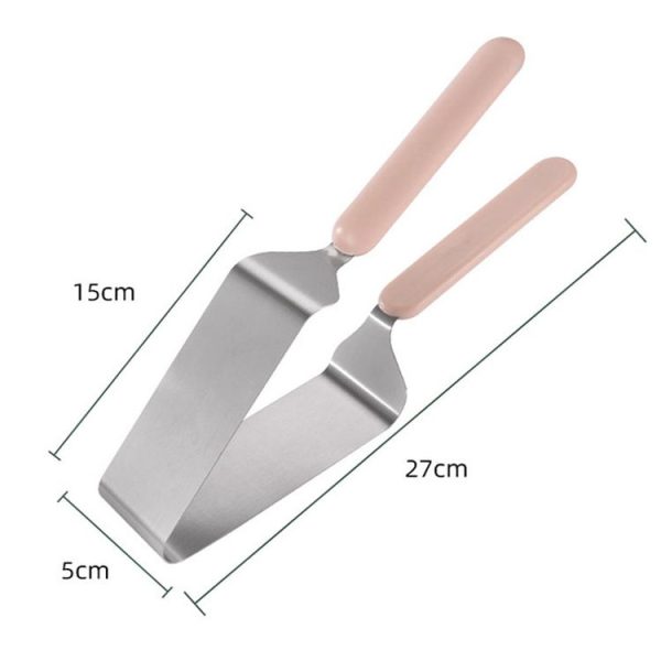 Stainless Steel Triangle Cake Dividing Knife Cake Slicer (Cake Clip) - Image 2