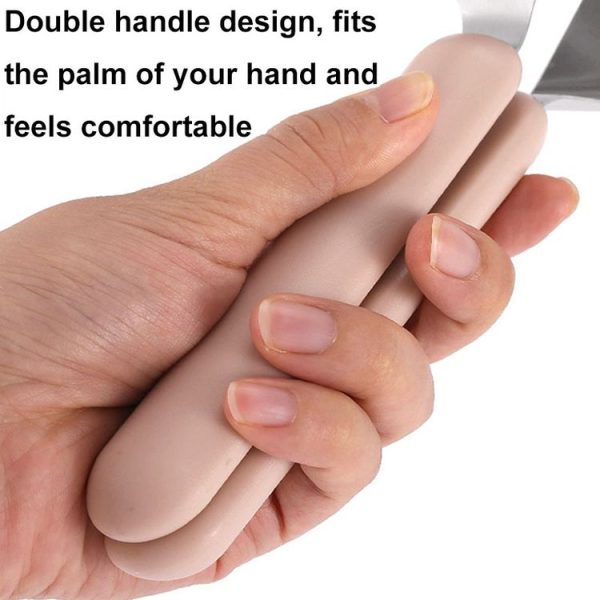 Stainless Steel Triangle Cake Dividing Knife Cake Slicer (Cake Clip) - Image 4
