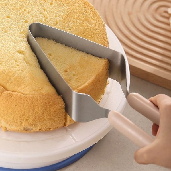 Stainless Steel Triangle Cake Dividing Knife Cake Slicer (Cake Clip) - Image 5