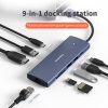 Blueendless 4K60Hz + Gigabit LAN + Data Type-C Docking Station, Spec: 6-in-1 Gray - Image 5