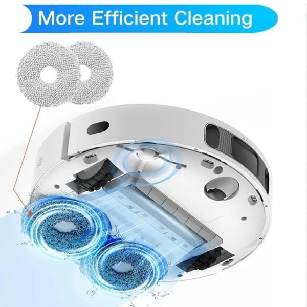 Dreame L20 Ultra / X20 Pro / X20 Pro Plus Robot Vacuum Accessories 1pair White Side Brush - Image 7