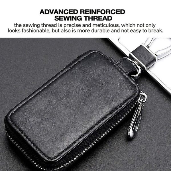Car Remote Control Universal Visible Zipper Key Case (Royal Blue) - Image 5